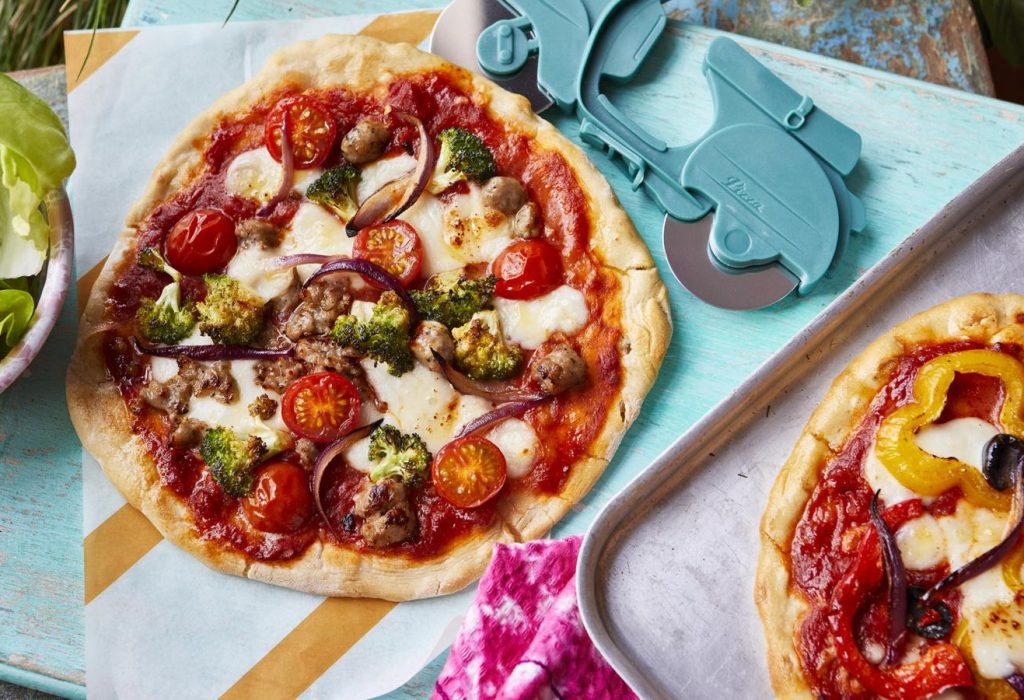 Pizza de verdures fàcil i ràpida